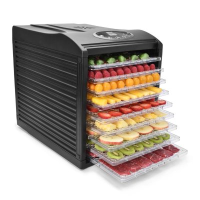 Cook's Companion® Turbo Dehydrator w/ Five Stackable Trays & Two Herb  Screens 