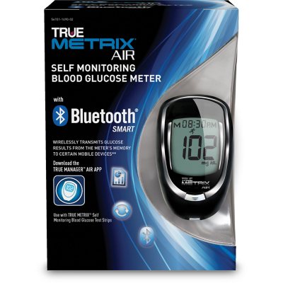 True Metrix AIR SelfMonitoring Blood Glucose Meter Sam