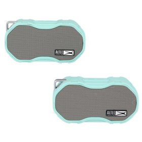 Altec Lansing BabyBoom XL Everything Proof Bluetooth Speaker 2-Pack (Choose Color)