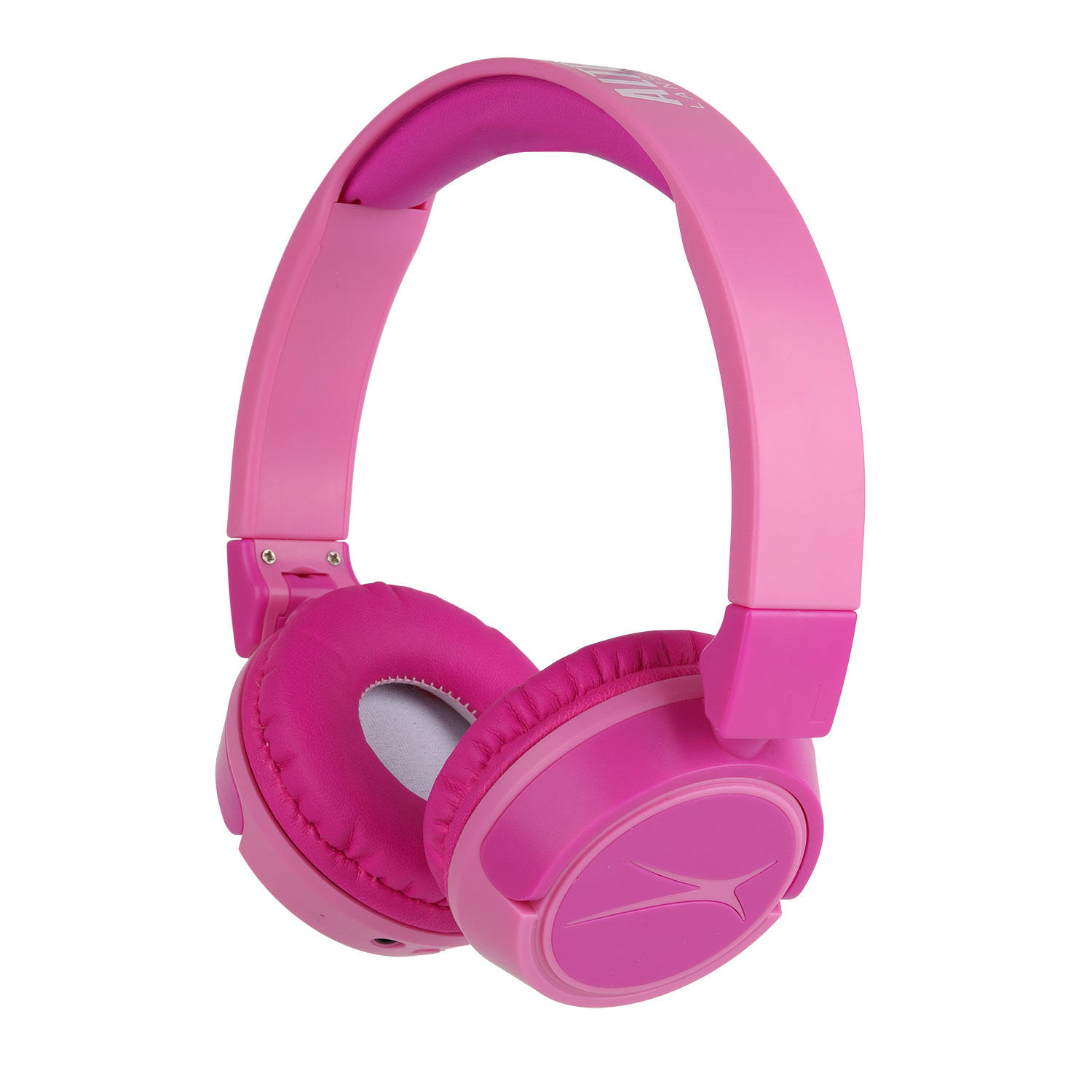 Altec Lansing 2-in-1 Bluetooth Kid-Safe Headphones (Princess Pink)