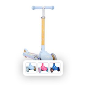 Licensed Kids Light Up 3-Wheel Scooter