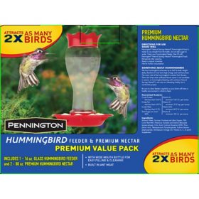 Pennington Hummingbird Feeder And Nectar Kit Sam S Club