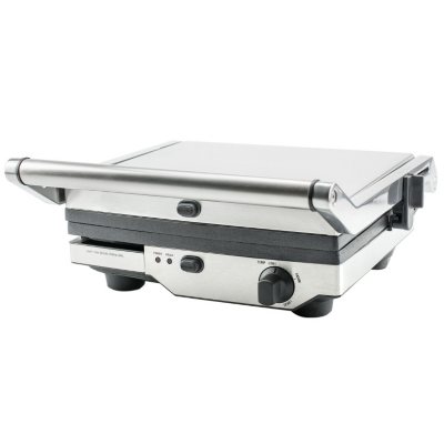 Best Buy: Breville the Smart Grill Indoor BBQ Grill and Sandwich Press  Brushed Stainless Steel BGR820XL