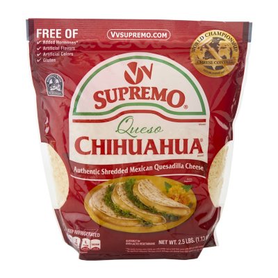 V&V Supremo Queso Chihuahua Shredded Quesadilla Cheese ( lbs.) - Sam's  Club