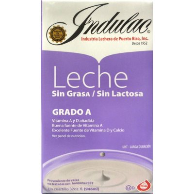 Leche Indulac, sin lactosa