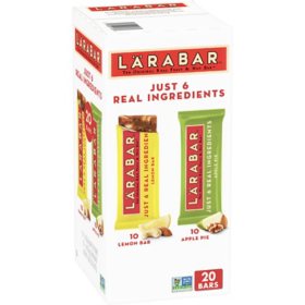 Larabar Fruit & Nut Bar, Apple Pie and Lemon Bar (20 pk.)