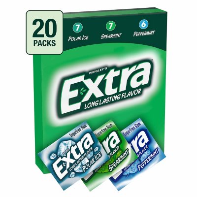 Extra Gum Peppermint Sugar Free Chewing Gum - 35 Stick