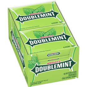 Wrigley's Doublemint Chewing Gum (15 ct., 10 pk.)