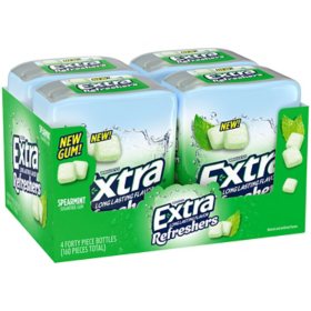 EXTRA Refreshers Spearmint Chewing Gum (40 ct., 4 pk.)