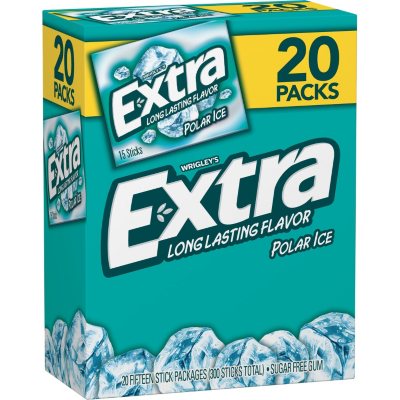 Extra Polar Ice Gum (15 per pk., 20 pk.) - Sam's Club