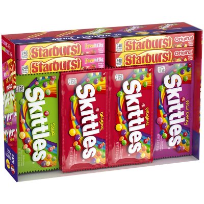 Skittles And Starburst Fruity Assorted Candy Valentine Candy Variety Pack 32 Ct Sam S Club