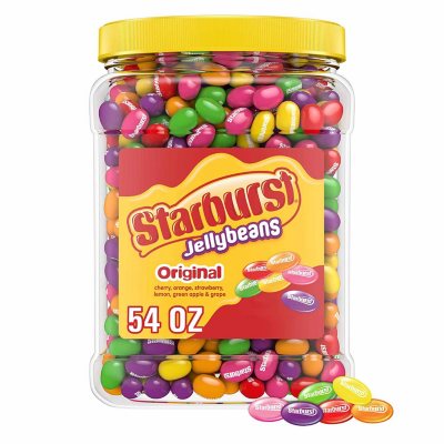 Starburst Original Assorted Jelly Beans Chewy Candy Resealable Jar (54 oz.)  - Sam's Club