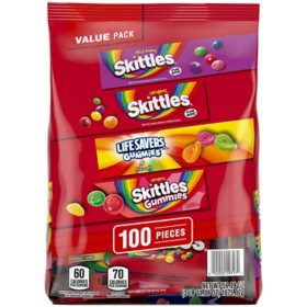 Skittles & Lifesavers Bulk Assorted Variety Pack, 100 pcs. 