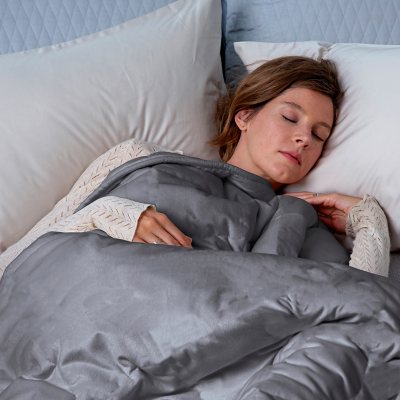 Weighted Blanket  covered in comfort