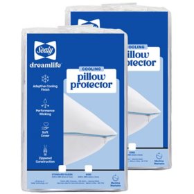 Sealy Dreamlife Cooling Pillow Protector, Assorted Sizes