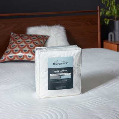 Full Size White Details about   Tempur-Pedic Performance Luxury Cooling Mattress Protector 