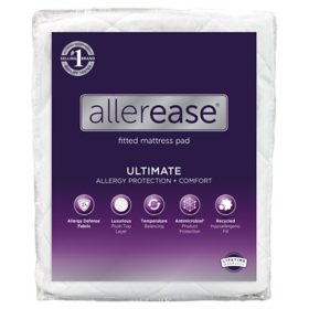 AllerEase Ultimate Protection and Comfort Temperature-Balancing Mattress Pad (Assorted Sizes)