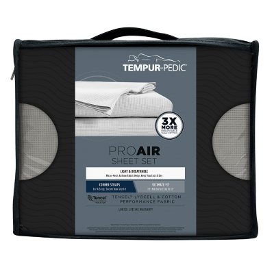 Tempur-Pedic Performance Air Sheet Set (Assorted Colors and Sizes ...