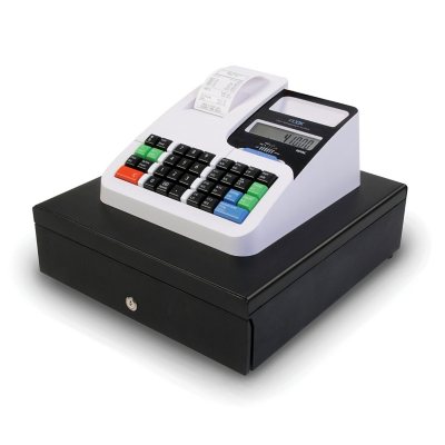 Royal battery deals operated cash register