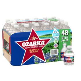 Ozarka Brand 100% Natural Spring Water - 12pk/12 fl oz Bottles