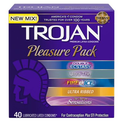 trojan condoms with bumps