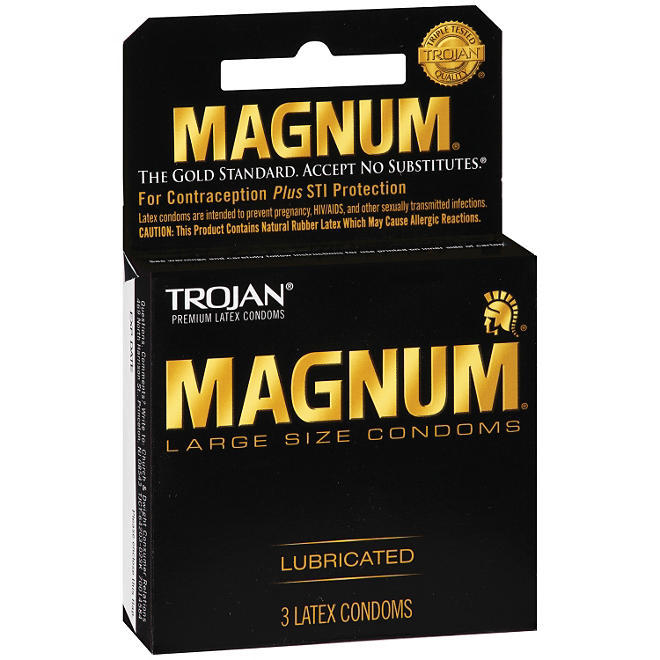 Trojan® Magnum® Condoms - 6 pk. - 3 ct. each