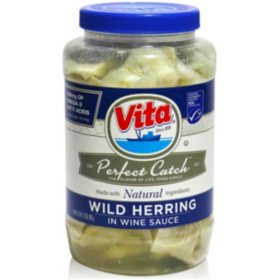 Vita Wild Herring in Wine Sauce 32 oz.