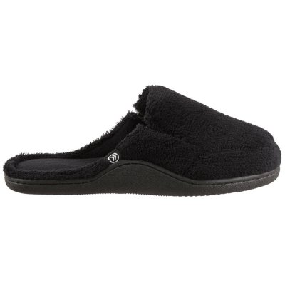 isotoner men's microterry clog slippers