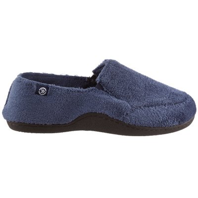 isotoner men's microterry slip on slipper