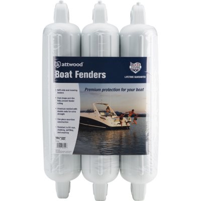 Attwood 5" x 22" Boat Fenders (3Pack) Sam's Club