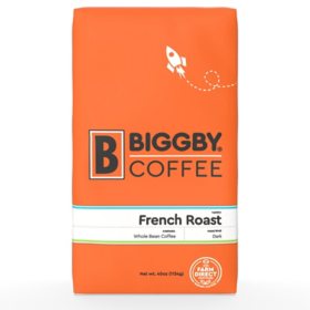 Biggby French Roast Whole Bean Coffee, 40 oz.
