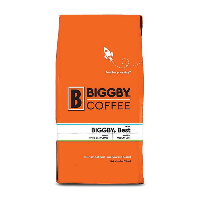 Biggby Whole Bean Coffee, Best Blend 40 oz.