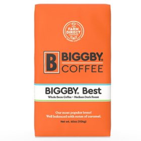 Biggby Whole Bean Coffee, Best Blend 40 oz.