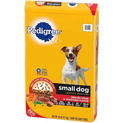 pedigree dog food small dog