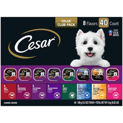 Cesar dog shop food feeding amounts