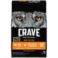 Crave Adult High-Protein Grain-Free Dry Dog Food, Chicken (22 lb.)