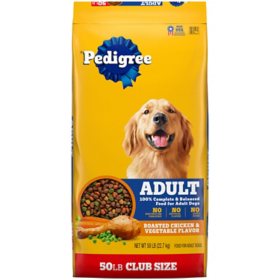 PEDIGREE Adult All Breed Roasted Chicken & Vegetable Dry Dog Food, 50 lbs		 		 		 		 		