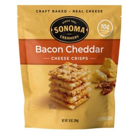 Sonoma Creamery Bacon Cheddar Crisps, 10 oz.