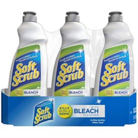 Soft Scrub Cleanser w/ Bleach 36 oz./bottle, 3 pk.