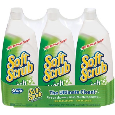Soft Scrub with Bleach Cleaner - 3/36 oz. - Sam's Club
