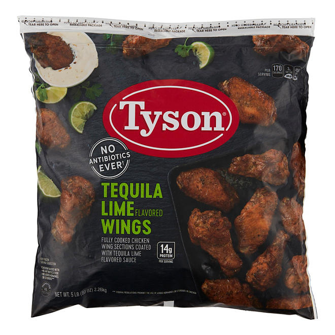 Tyson Tequila Lime Wings (5 lbs.)