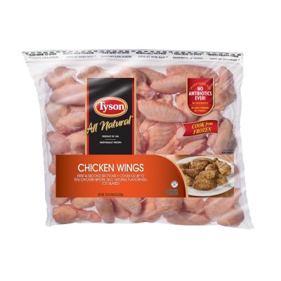 Uncooked First and Second Section Frozen Chicken Party Wings