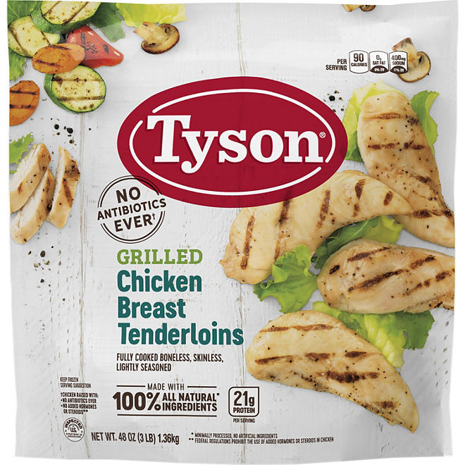 Tyson Grilled Chicken Breast Tenderloins (3 lbs.)