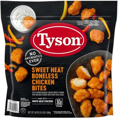 Tyson Sweet Heat Boneless Chicken Bites, Frozen (56 oz.) Sam's Club