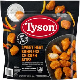 Tyson Sweet Heat Boneless Chicken Bites, Frozen (56 oz.)