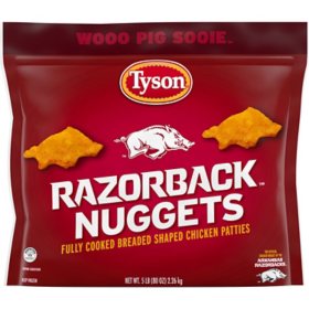 Tyson Arkansas Razorback Nuggets, Frozen, 5 lbs.