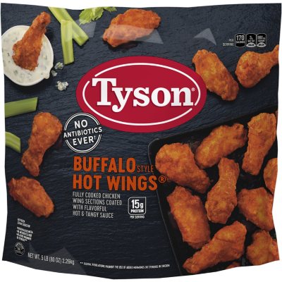 Tyson Buffalo Style Hot Wings 5 Lbs Sam S Club