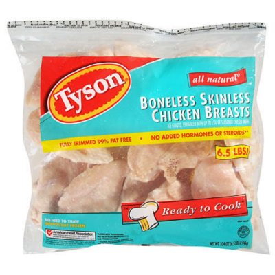 Tyson® B/S Chicken Breasts - 6.5 Lbs. - Sam's Club