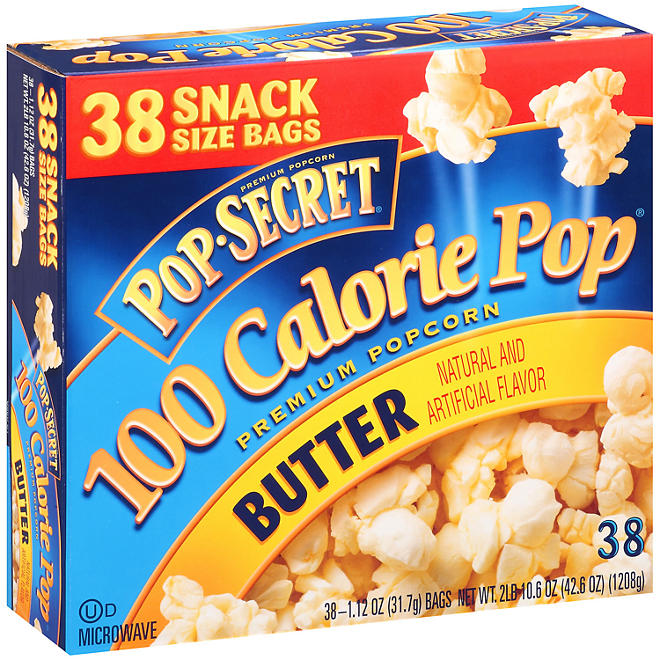 Pop-Secret 100 Calorie Pop Butter Popcorn - 1 oz. - 38 ct.