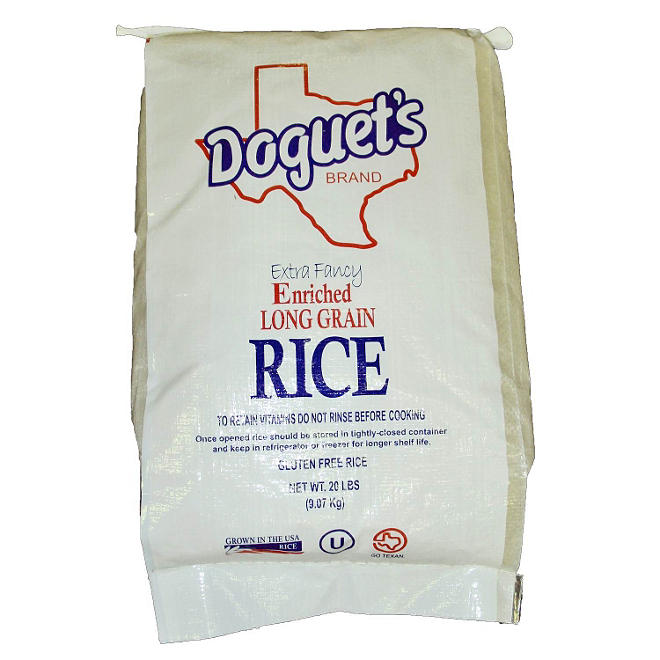 Doguet's Long Grain White Rice - 20 lb.